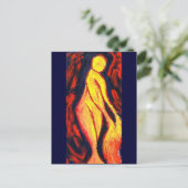 Fire Godess Briefkaart (Staand voorkant)