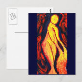Fire Godess Briefkaart (Voorkant / Achterkant)