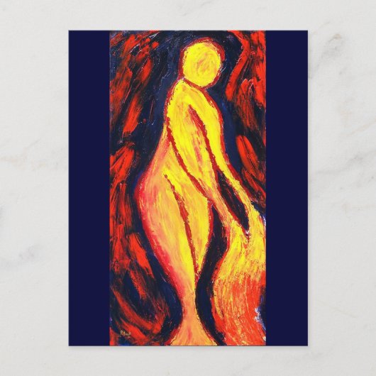 Fire Godess Briefkaart (Voorkant)