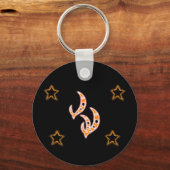 FIRE GODRUNE Stars Sleutelhanger (Voorkant)