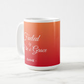 Fire & Grace Gepersonaliseerd Christelijk Koffiemok (Voorkant links)