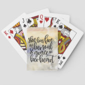 Fire & Grace Quote Pokerkaarten (Achterkant)