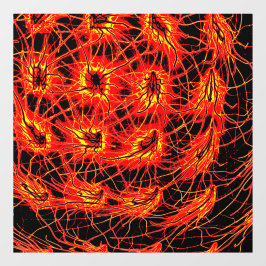 Fire Grid Sticker