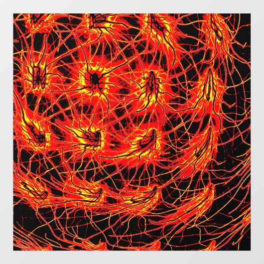 Fire Grid Sticker (Vel)