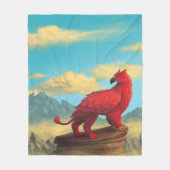 Fire Griffon Blanket Fleece Deken (Voorkant)