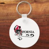 Fire Heart California Sleutelhanger (Voorkant)