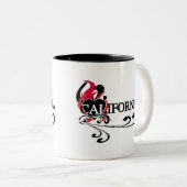 Fire Heart California Tweekleurige Koffiemok (Voorkant rechts)