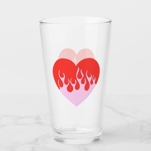 Fire Heart Glas (Voorkant)