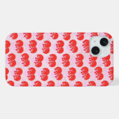 Fire Heart iPhone Case Hoesje (Achterkant horizontaal)