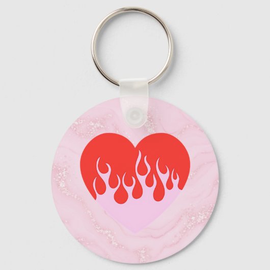 Fire Heart Sleutelhanger (Voorkant)