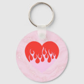 Fire Heart Sleutelhanger (Achterkant)