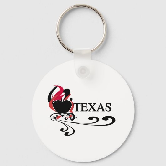 Fire Heart Texas Sleutelhanger (Voorkant)