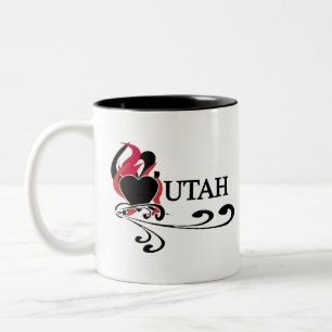 Fire Heart Utah Tweekleurige Koffiemok