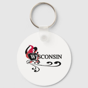 Fire Heart Wisconsin Sleutelhanger