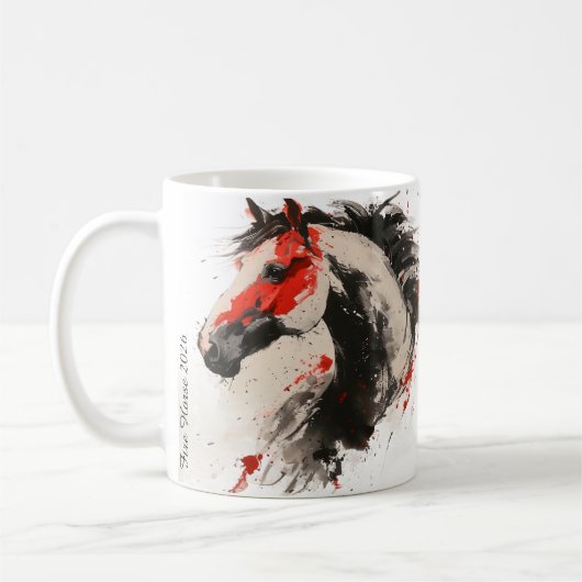 Fire Horse 2026 — Lumina & Ash Signature Mug Koffiemok (Links)