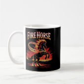 Fire Horse 2026 Zodiac Art Chinese New Year Koffiemok (Links)