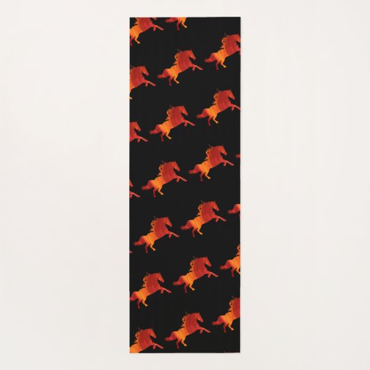 Fire Horse Art Yogamat (Achterkant)