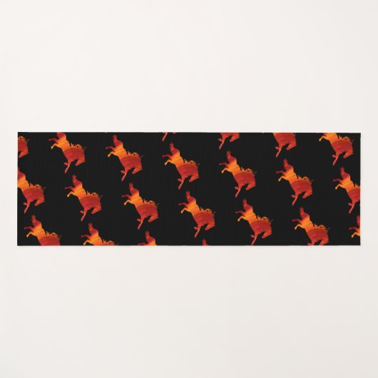 Fire Horse Art  Yogamat (Voorkant (horizontaal))