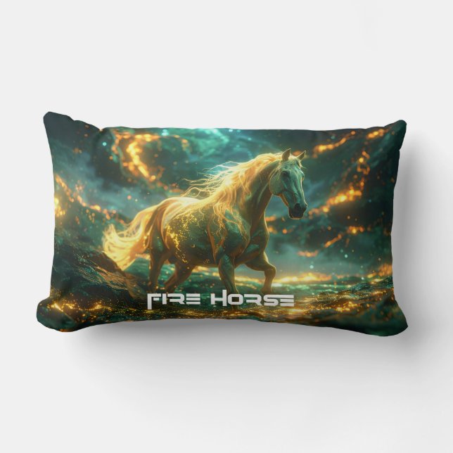 FIRE HORSE - CHINESE ZODIAC -  KUSSEN (Voorkant)