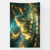 FIRE HORSE - CHINESE ZODIAC -  SPANDOEK (Verticaal)