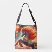 Fire Horse Crossbody Tas (Achterkant)