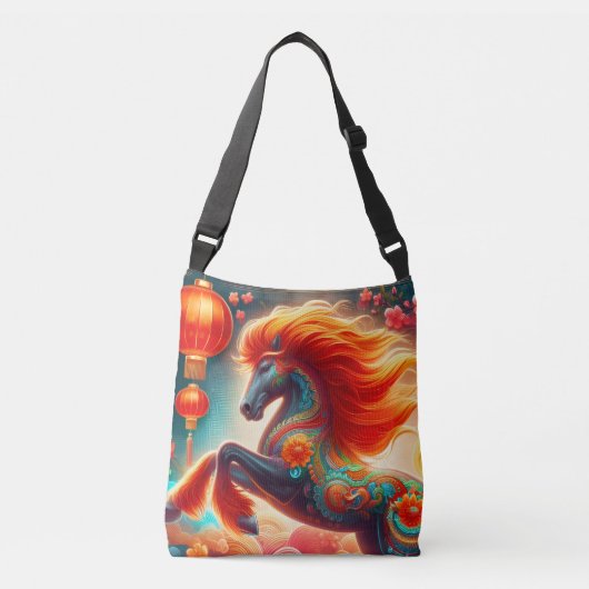 Fire Horse Crossbody Tas (Voorkant)