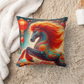 Fire Horse Kussen (Deken)
