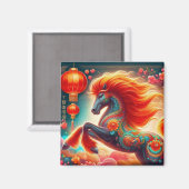 Fire Horse Magneet (Voorkant / Achterkant)