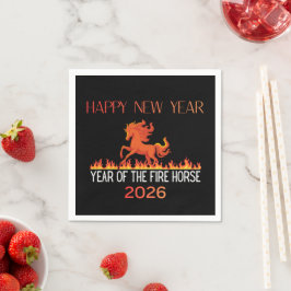Fire Horse Paper Napkin Servet