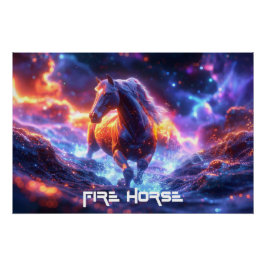FIRE HORSE - SHENG XIAO -  PERFECT POSTER