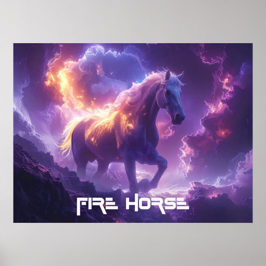 FIRE HORSE - SHENG XIAO POSTER (Voorkant)