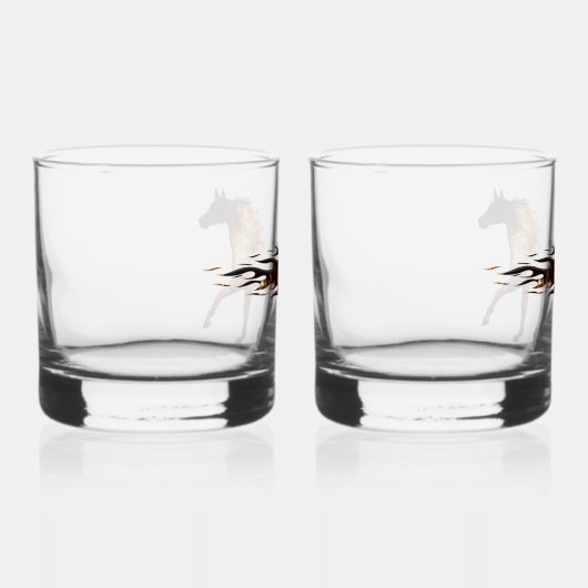 Fire Horse Whiskey Bril Whisky Glas (Rechts)