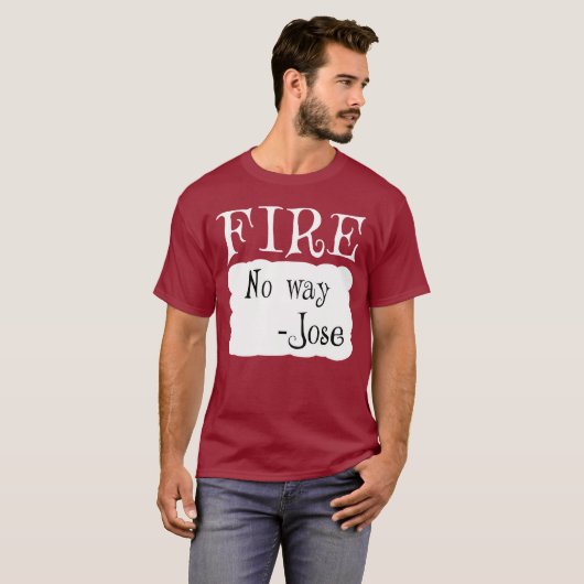 Fire Hot Packet Halloween T-shirt (Voorkant volledig)