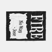 Fire - Hot Packet Halloween Taco Costume  Fleece Deken (Voorkant (Horizontaal))