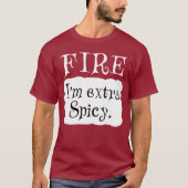 FIRE Hot Packet Halloween Taco Costume T-shirt (Voorkant)