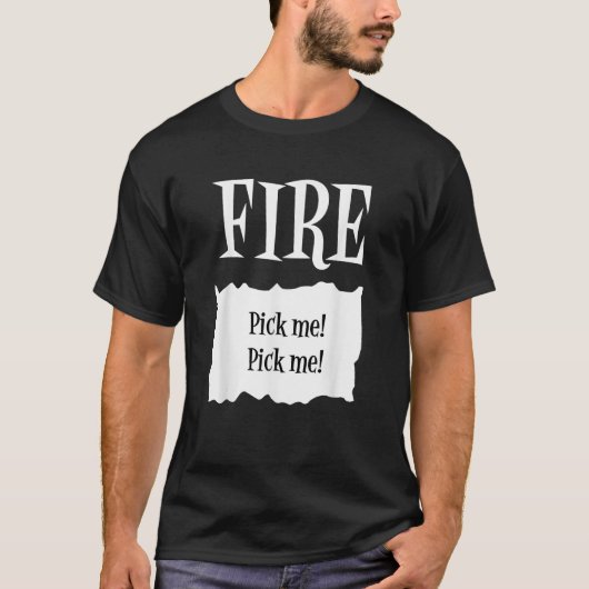 FIRE Hot Packet Halloween Taco Costume T-shirt (Voorkant)