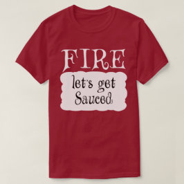 FIRE Hot Packet Halloween Taco Costume T-shirt