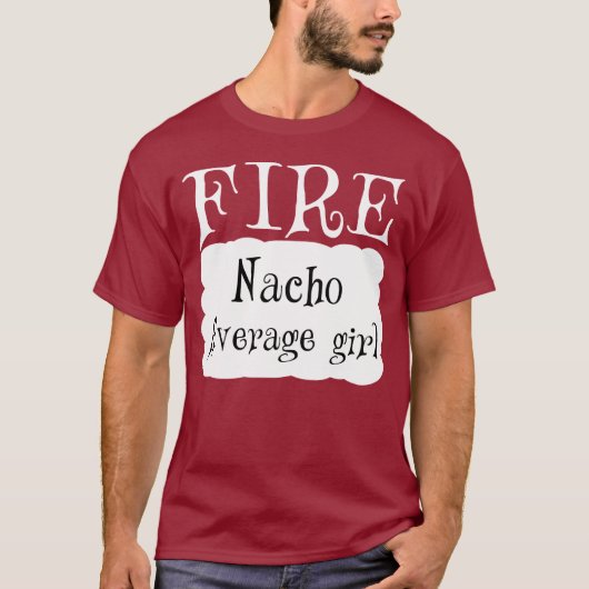 FIRE Hot Packet Halloween Taco Costume T-shirt (Voorkant)