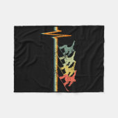 Fire Hot Packet Halloween Taco I's Extra Spicy Cos Fleece Deken (Voorkant (Horizontaal))