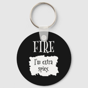 Fire Hot Packet Halloween Taco I's Extra Spicy Cos Sleutelhanger