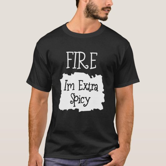 Fire Hot Packet Taco Ik ben extra Spicy Halloween T-shirt (Voorkant)