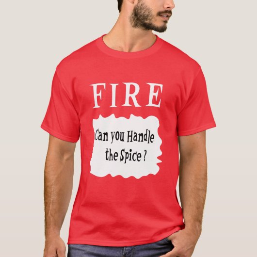 FIRE Hot Sauces Funny Halloween Taco Costume Gifts T-shirt (Voorkant)