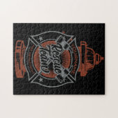 Fire Hydrant ADD NAAM Fire Fighter Rescue Team Legpuzzel (Horizontaal)