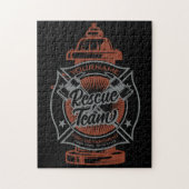 Fire Hydrant ADD NAAM Fire Fighter Rescue Team Legpuzzel (Verticaal)