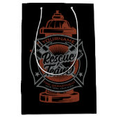 Fire Hydrant ADD NAAM Fire Fighter Rescue Team Medium Cadeauzakje (Voorkant)