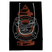 Fire Hydrant ADD NAAM Fire Fighter Rescue Team Medium Cadeauzakje (Achterkant)