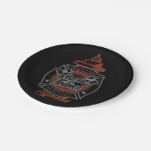 Fire Hydrant ADD NAAM Fire Fighter Rescue Team Papieren Bordje (Gekanteld)