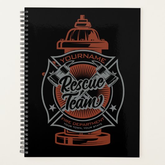 Fire Hydrant ADD NAAM Fire Fighter Rescue Team Planner (Voorkant)