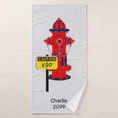 Fire Hydrant K9P Dog Puppy Bath Towel Badhanddoek (Badhanddoek)