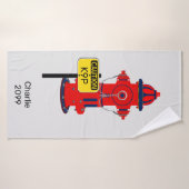 Fire Hydrant K9P Dog Puppy Bath Towel Badhanddoek (Badhanddoek)